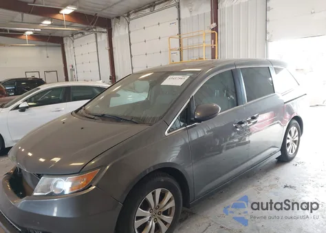2014 Honda Odyssey Ex-L z USA, uszkodzony, nr VIN 5FNRL5H61EB102842